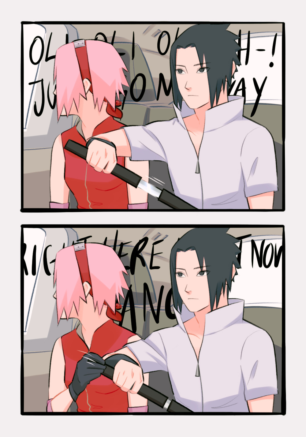 kumeramen:  It was originally from a vine but one day I saw an edited Naruto version