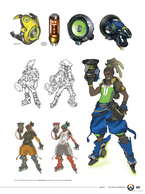 maneljavier:The Art Of Overwatch - Early Character Concept Art