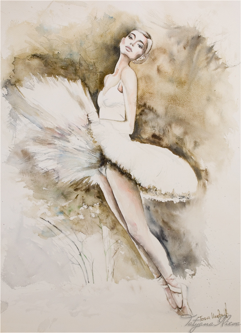 crossconnectmag:  The Joy of Dance Painted by Tatyana IlievaTatyana Ilieva is a watercolor