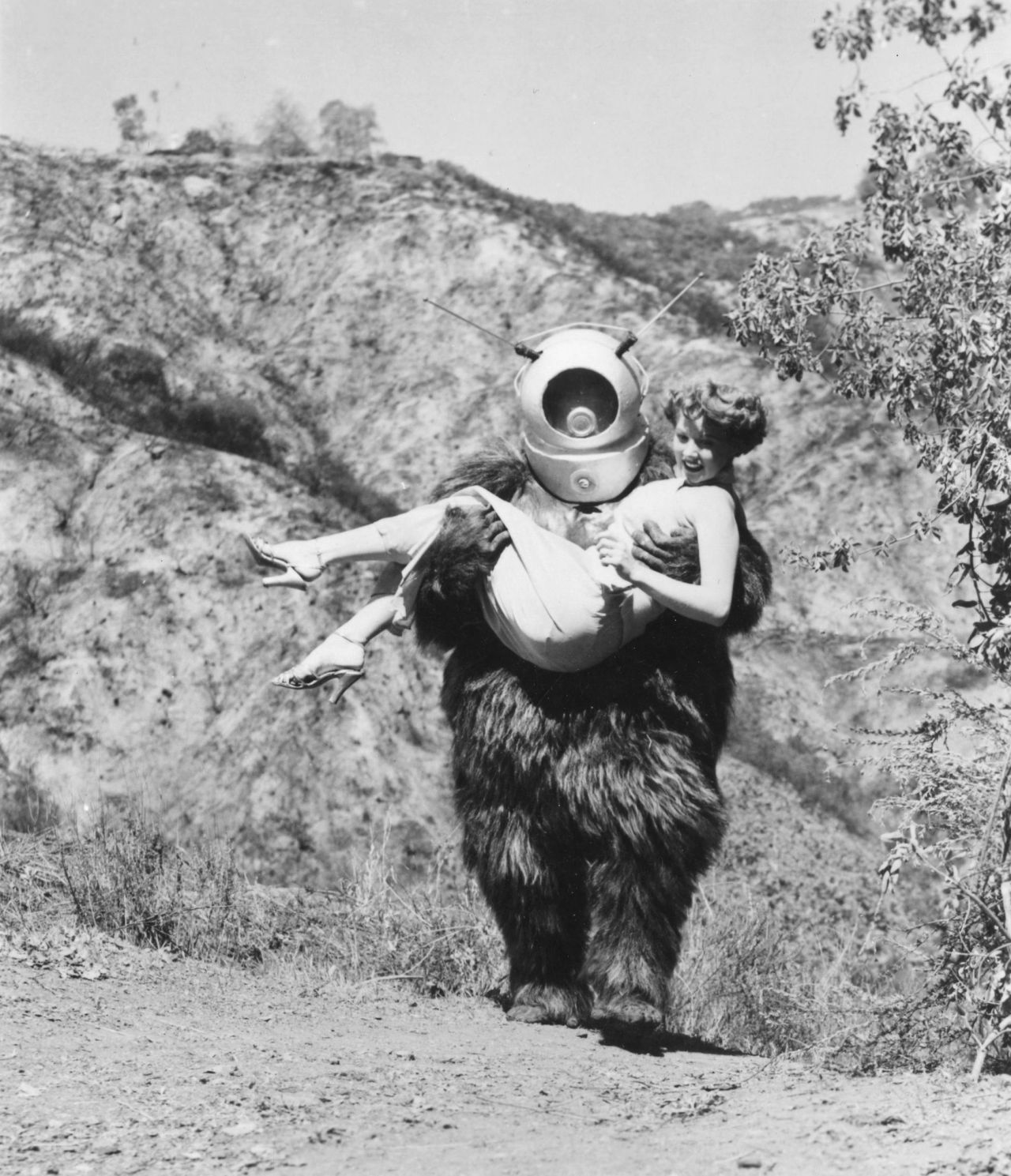 damsellover:  Robot Monster (1953).  Claudia Barrett is the damsel. 
