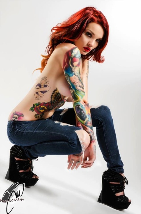 XXX womenwithtatoos:  Check out more Hot girls photo