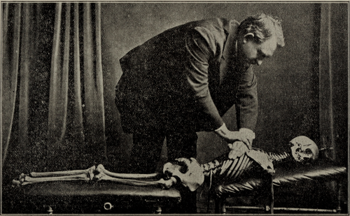 nemfrog: Pre-Halloween massage. Spinal adjustment and mechanical treatment. 1922.Internet Archi