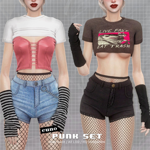  punk set  punk set denim  Download (Exclusive)punk set top  Download (Exclusive)punk set warmer