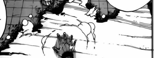 natsvdragneel: 1.I´m wondering if this meant to be visual foreshadowing.2.The paper didn´t burn randomly,that was actually just about the exact outline of Alvarez(save for a few details),which shows a very good control of the way the fire burns from