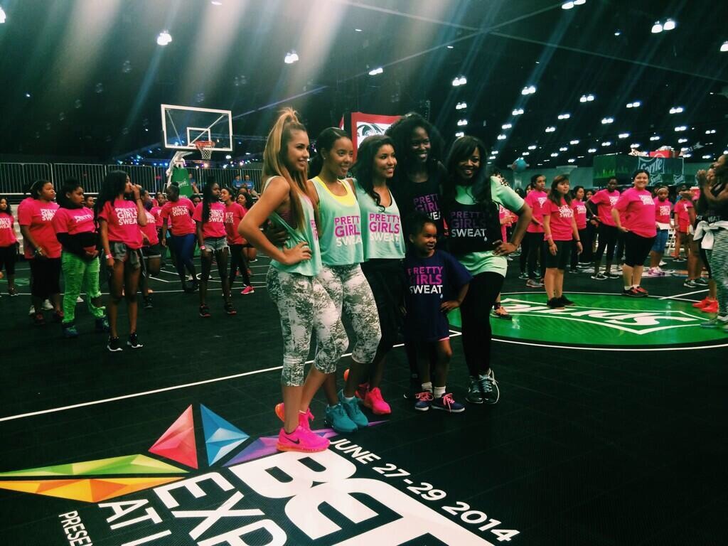 villegas-news:  CENTRICTV: Yep! Pretty Girls Sweat! @JeanetteJenkins, @AngelaSimmons,