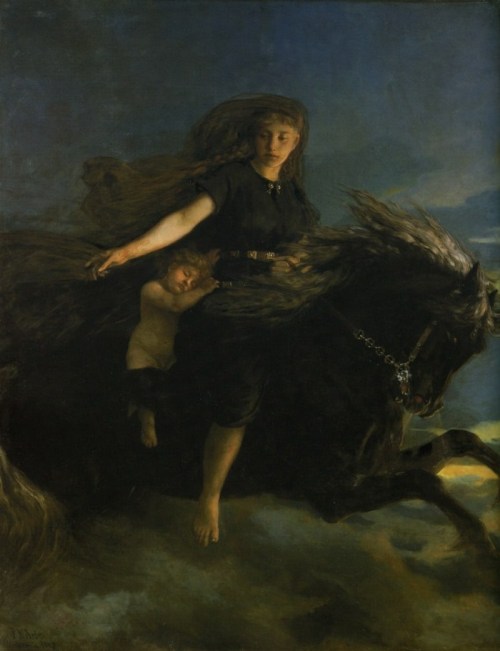 sisterwolf:  Peter Nicolai Arbo - Night
