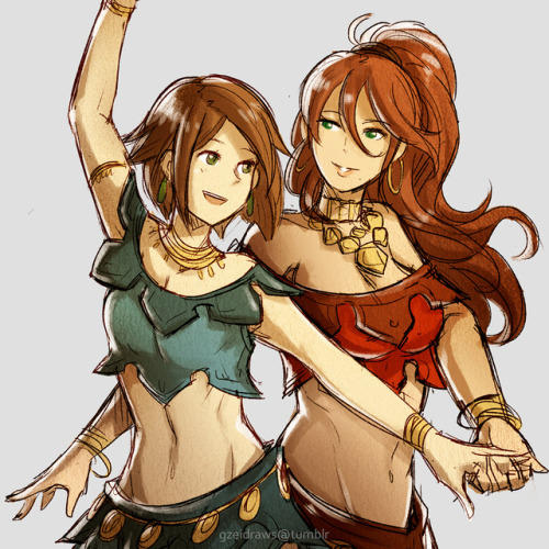 gzeidraws:Primrose &amp; Yusufa