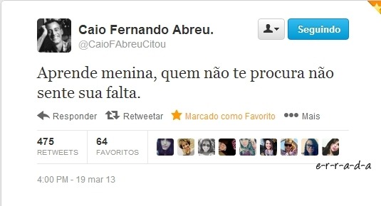 Que seja...