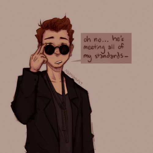 neonghxst:hi and welcome back to ‘my art style is too cartoony for good omens fanart: episode 3.′ [p