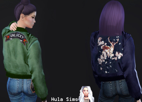  Bomber Jacket (2 swatches) for femaleYou’re gonna need the mesh , which you can download it hereIf 