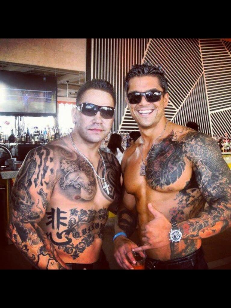 puphawaii:  sexymenandgayporn:More sexy tattooed guys   bone-up!  puphawaii &amp;
