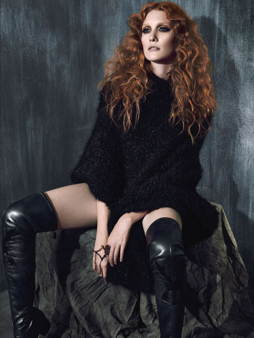 designerleather: Emily by Adamo de Pax for GlassBook  Chanel boots