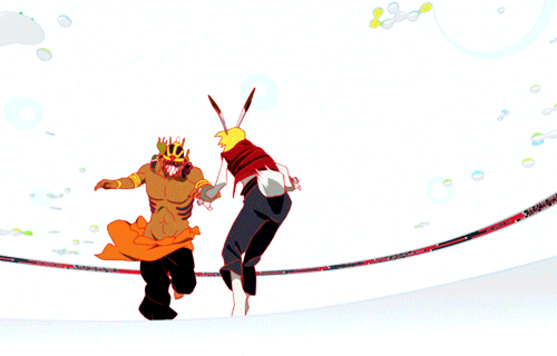 Is there a lot of action in this here animated cartoon?
