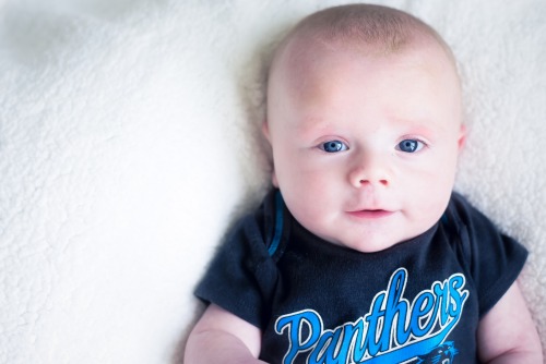 Panthers baby is ready for the Super Bowl!