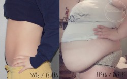 thefatblueberry:  I was just looking on my old computer all my old photos and found a photo of me when I was 55kg. I don’t know, why at that time I took a photo of my belly. I was so skinny I can’t even believe that I was that skinny. I even noticed