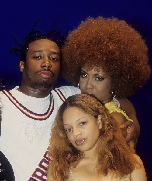 ODB With Video Vixens On Set Of His Music Video “Shimmy Shimmy Ya” Photographed By Al Pereira (1995).