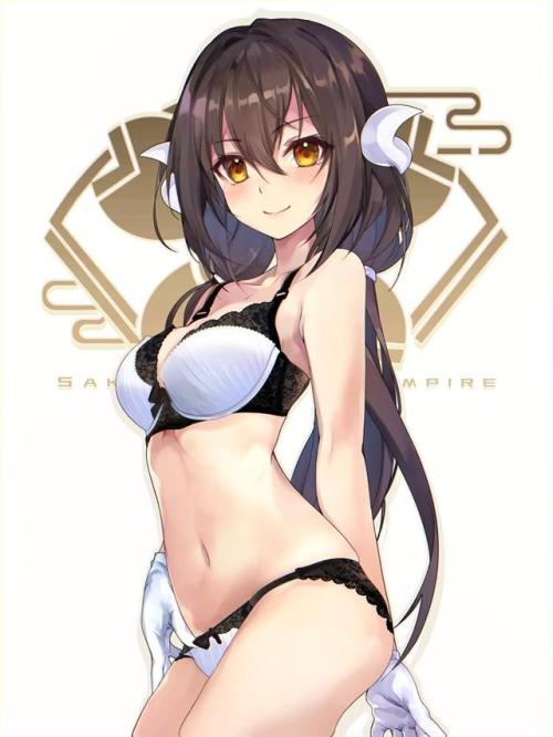 shirorokitsune: &ldquo;我…三笠の下着だ。 さて，惚れ直すがよいぞ，ははは！ #アズールレーン #アズレン t.co/wpJhj6omnO&