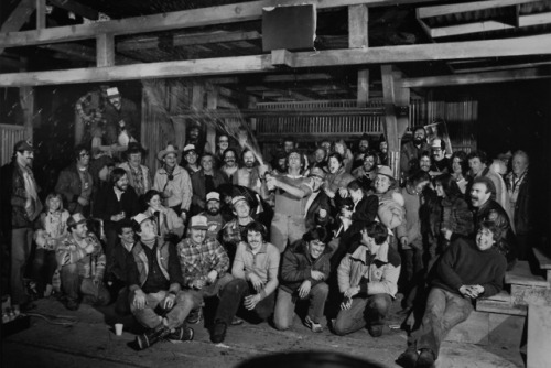 Wrap photo from the set of First Blood.