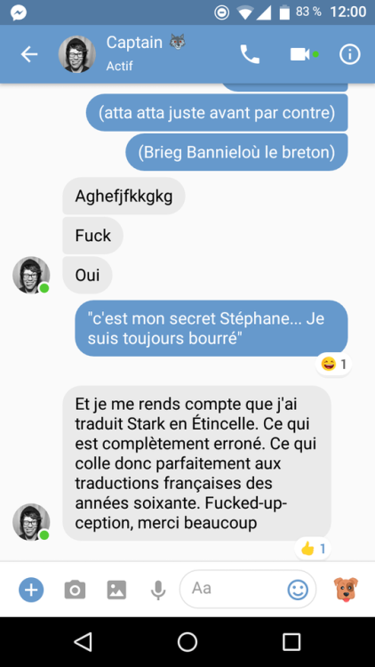 istadris:gentlemanlupin:Je vois les gens qui font des fancasts français nuls, et du coup je voulais 