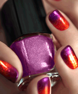 covergirl:  Ombre hair is so last year. If you’re lusting after the two-tone trend, try it on your nails with this Capitol COVERGIRL manicure. This is The Capitol, after all, and we have to stay fashion-forward.