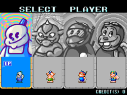 atlusshrugged:  japanese (top) vs american (bottom) character select screen for snow bros 2 this is why america is the greatest country on earth 