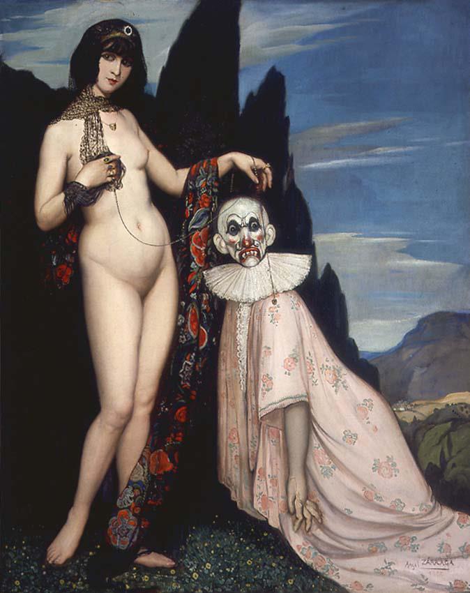 aqua-regia009:   Ángel Zárraga Argüelles - “La Femme et le pantin” 