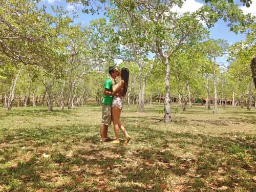 Eu, você, Deus e a natureza. ❤️👫🙏🏻🍃🌺 (em Reserva Natural Vale)