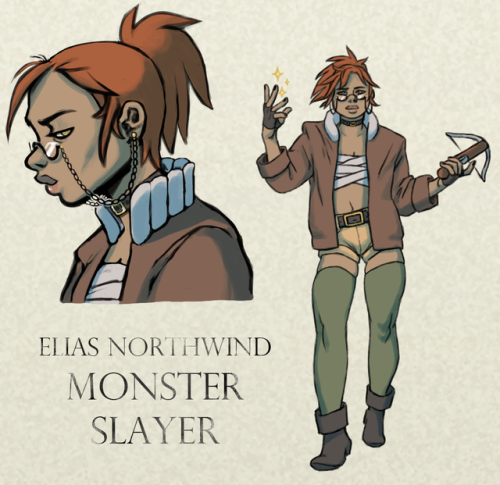 lil ranger i made for a one-shot campaign and spent way too much time drawing