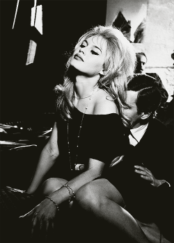 normajeanebaker:  Brigitte Bardot in “Le Repos du guerrier”, 1962 