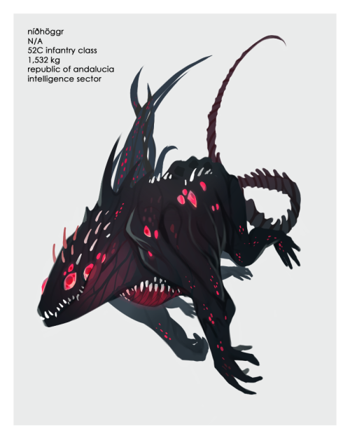 mercenary-tributary: Amalgamated constructs, or corpse dragons, are a class of demonic units valued for their physical malleability and human level intelligence. They are utilized in standard military operations by most countries, typically supporting