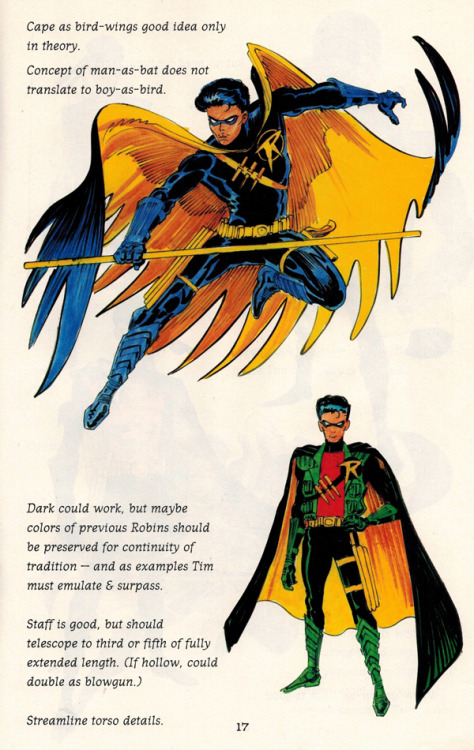 lauralot89: mirrorfalls:  shobogan:  discowing:  charactermodel:  Robin: art by Tom Lyle with design