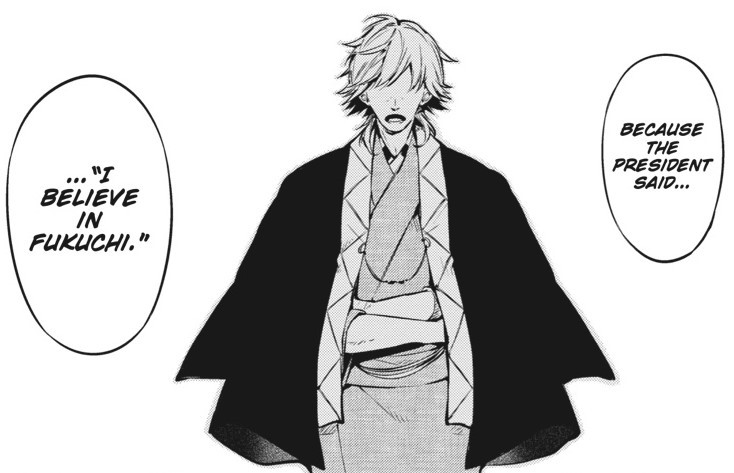 As palavras do Fukuchi-dono são - Bungou Stray Dogs Brasil