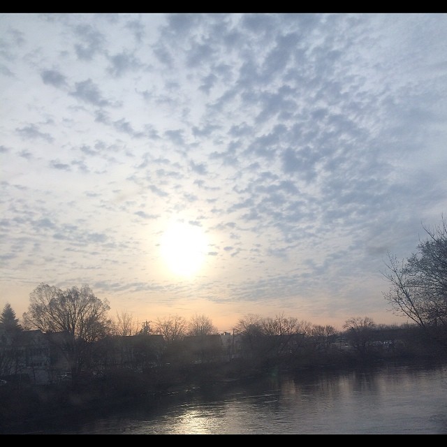 North Jersey, you&rsquo;re looking pretty this 7 am 😌