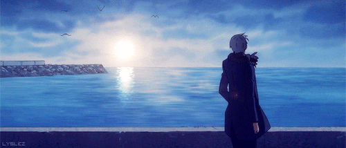 lyslez:— This place reminds me of Hasetsu’s ocean.— I thought that, too.