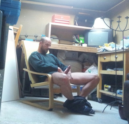 mliesh:  in the shed jerking offf 