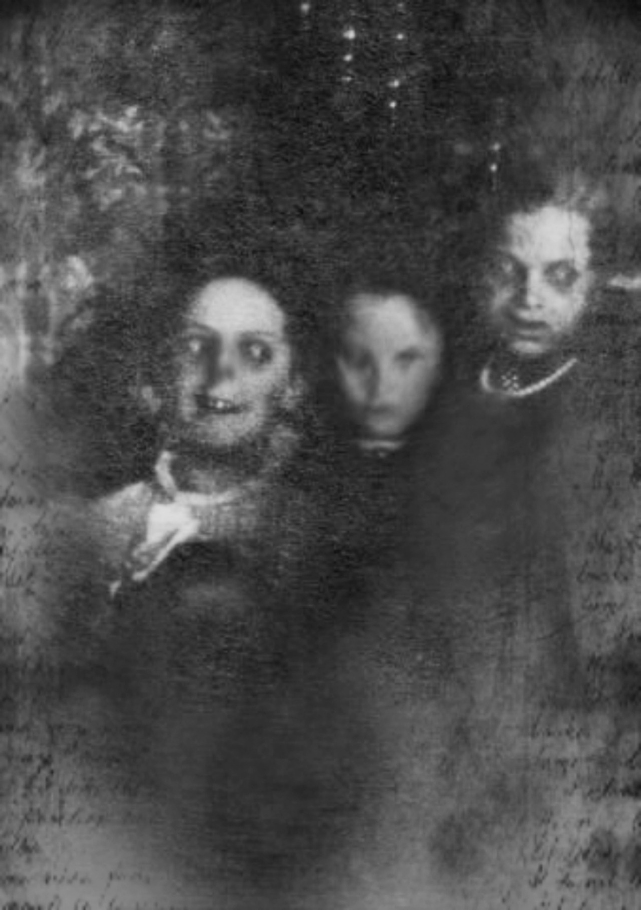 betweenfaithandchaos: Creepy family found on Pinterest and edited by me 💀