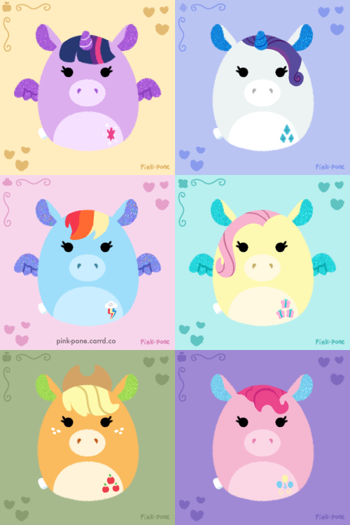 my little pony squishmallows ✨~ my carrd: platforms, comms, and more ~