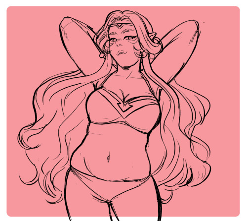 notsaviforwork: Drew myself a chubby Allura because I have the power