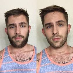 twerkswithwolves:I trimmed my beard up a bit.