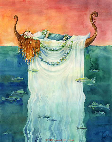 Lady of Shalott by Janet ChuiArtist’s Website