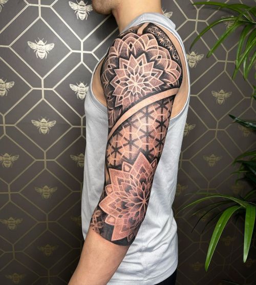 Honeycomb Arm Tattoo | TikTok
