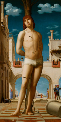 akaixab:  Antonello da Messina: Saint Sebastian