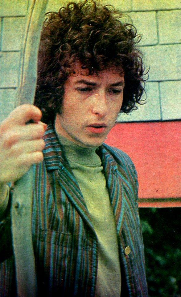 Bob Dylan In The Forest Of Woodstock.July 29th 1966 - Taken By Frank Dandridge.