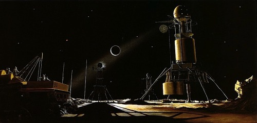 magictransistor:  Chesley Bonestell (1888 – 1986)