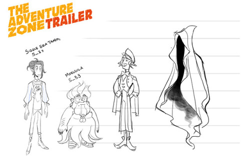 Trailer Process 03: Character Designs!@gullshriek and @goknights drew our character and costume desi