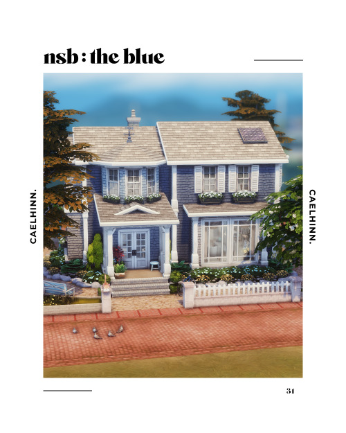 not so berry : the blue. a residential lot by caelhinn you have the perfect life. white picket fence