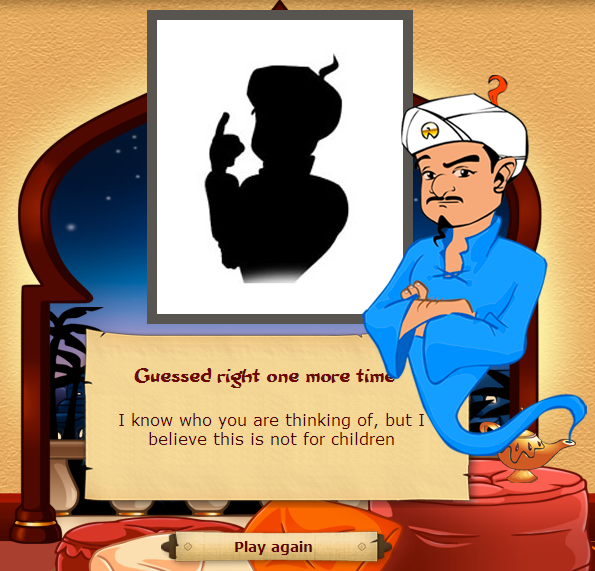 jogo akinator icon in Bubbles Style