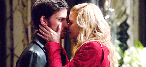 princesse-swan:captain swan + touching each other’s face