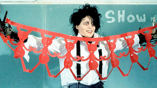 hoeneymoon:  Edwards Scissorhands publicity stills, 1990 