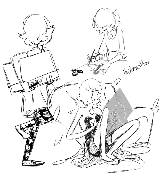 theannamar:  Together Alone doodles  